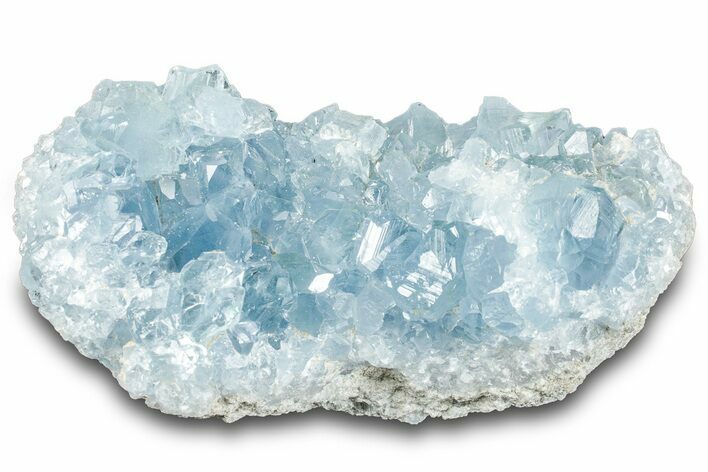 Gemmy Celestine (Celestite) Crystal Cluster - Madagascar #261648